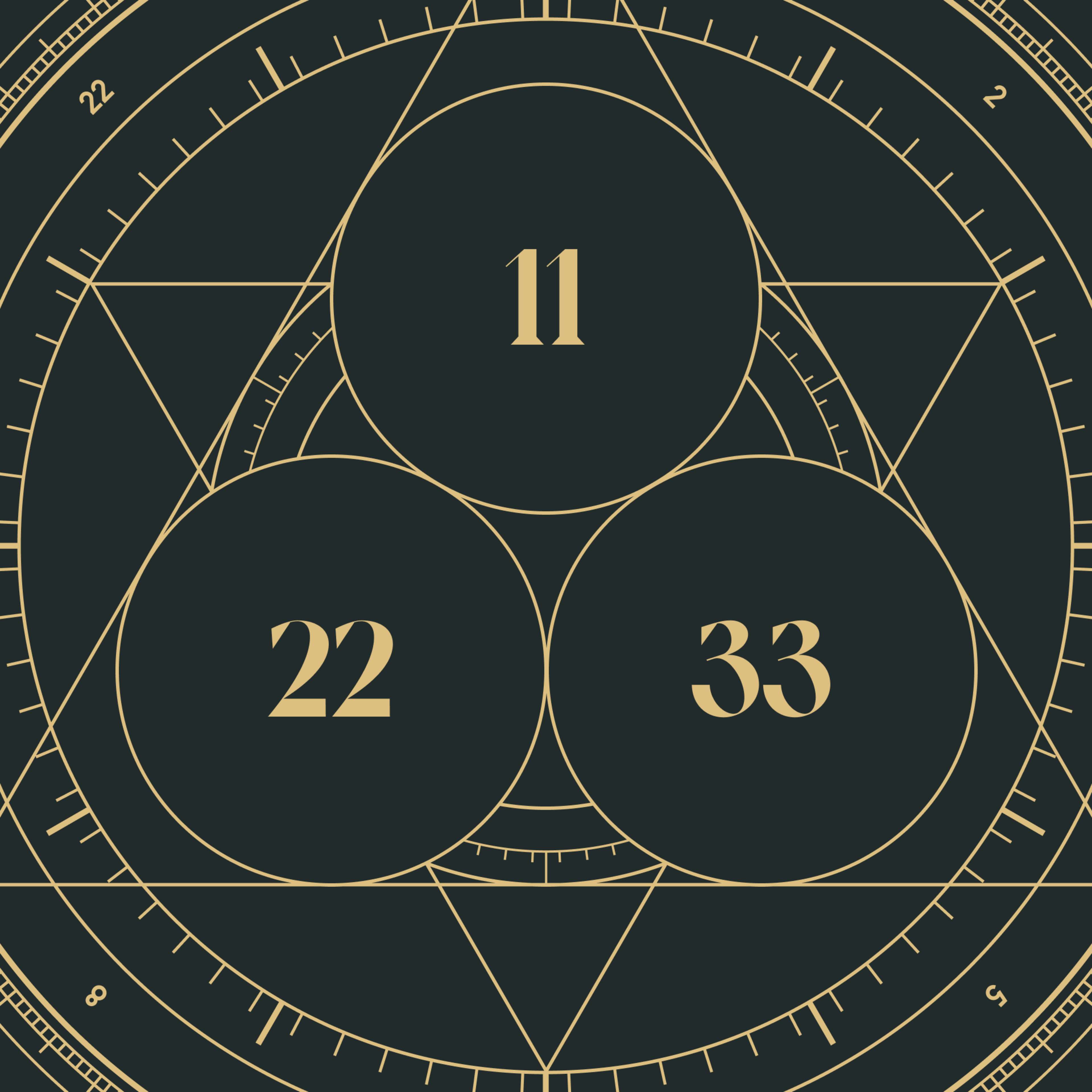Master Numbers in Numerology: 11, 22 and 33