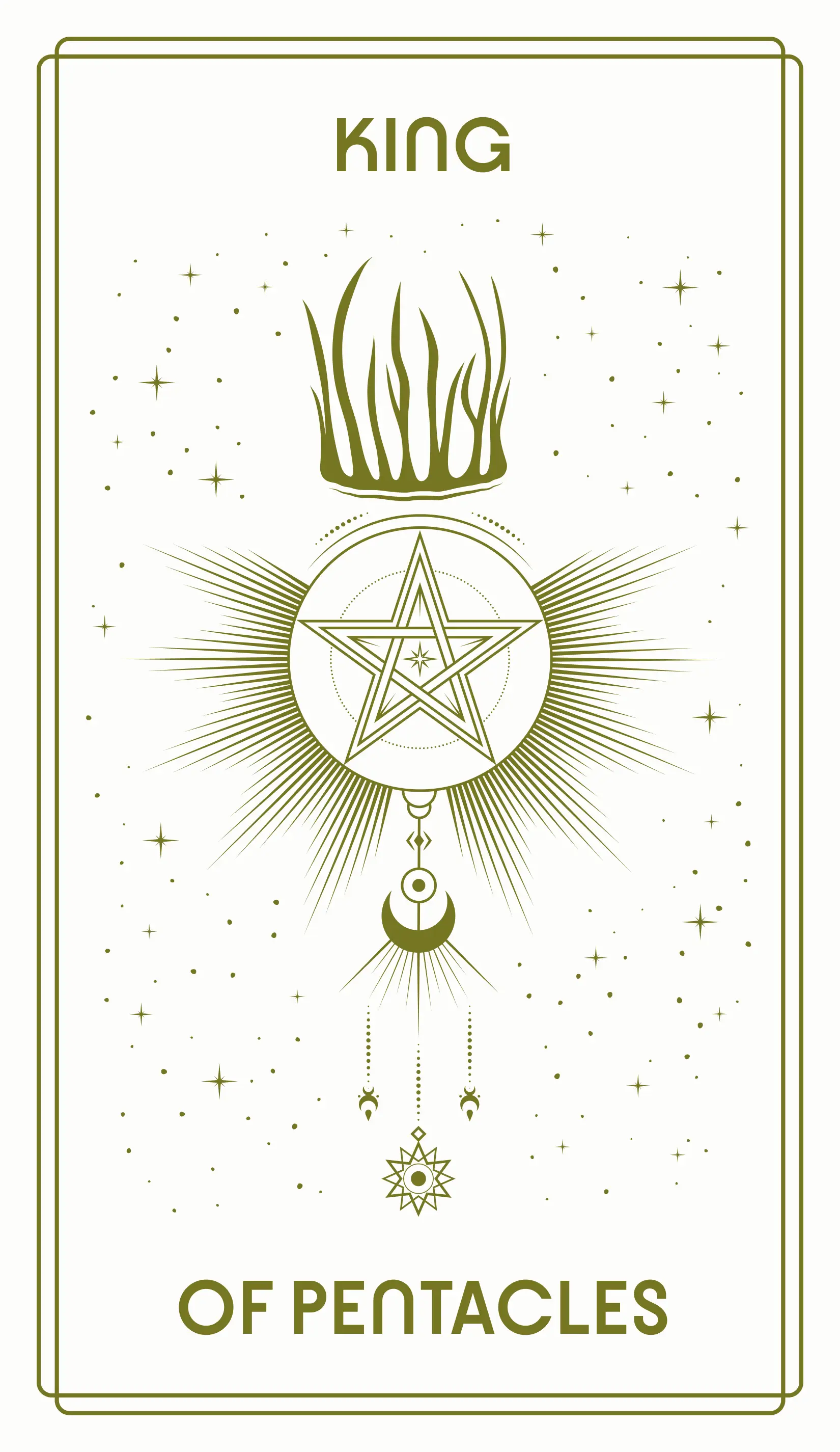 King of Pentacles Tarot Card