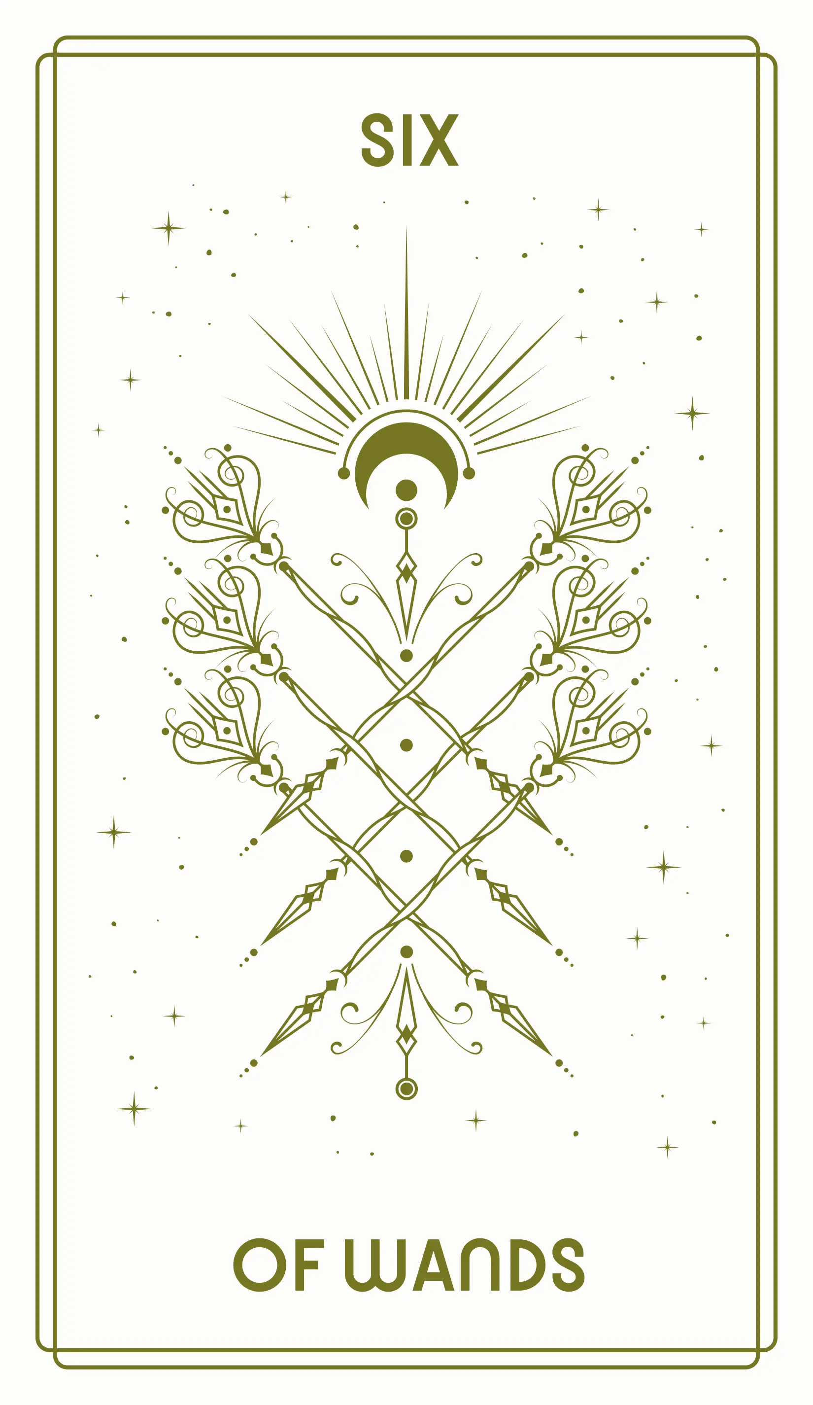 Six of Wands Tarot Card