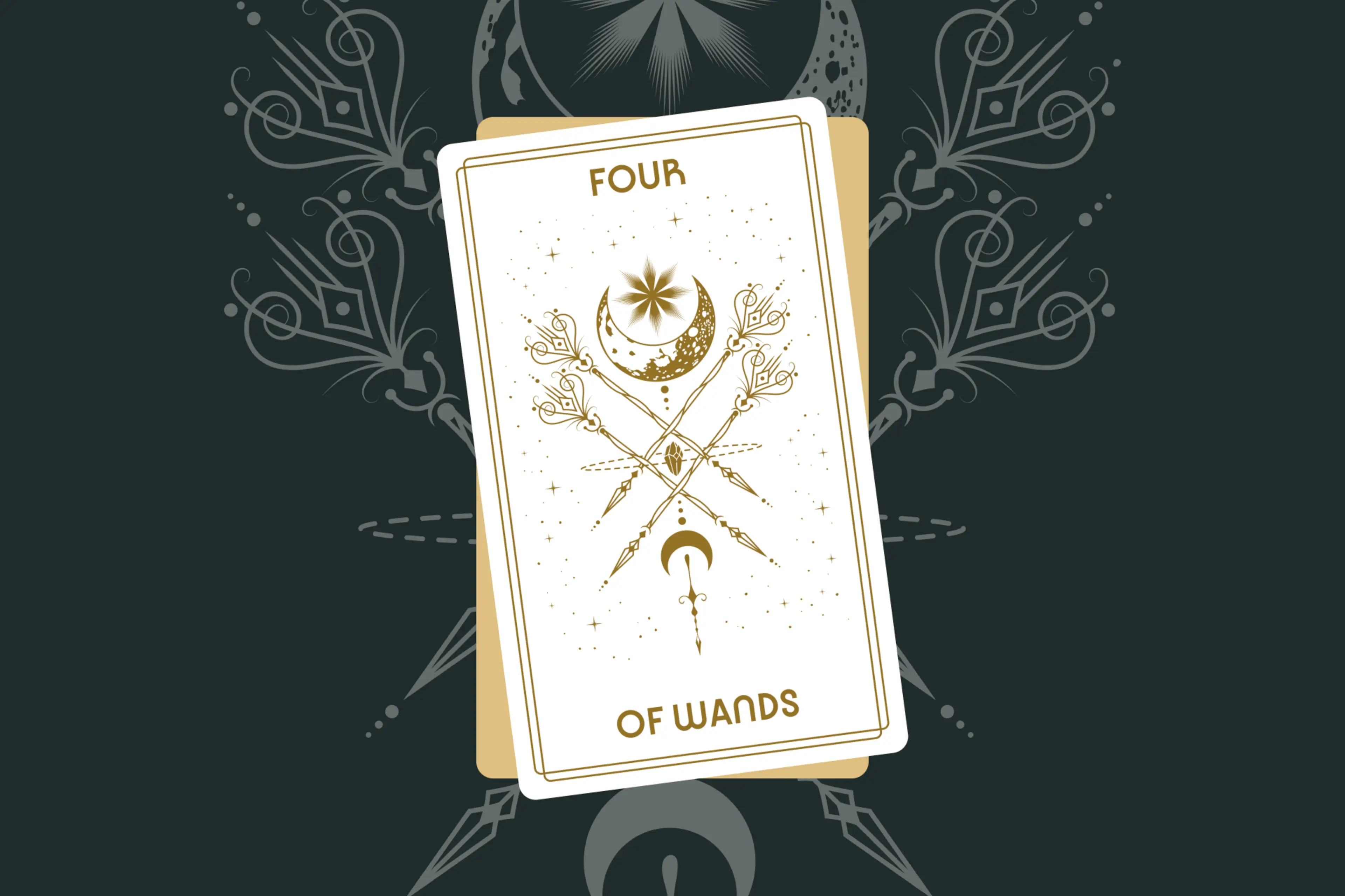 Four of Wands Tarot Card