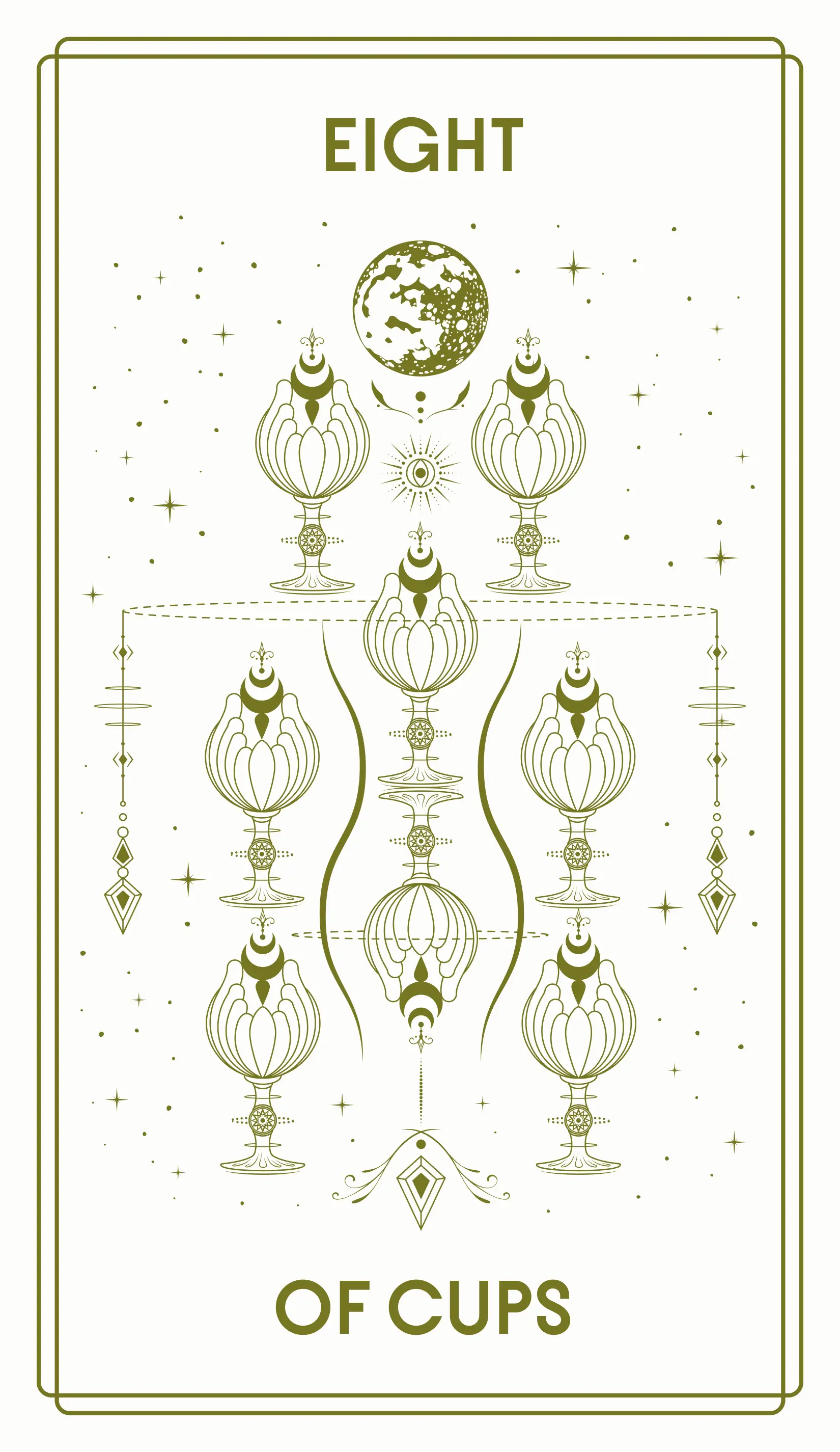 Eight of Cups Tarot Card