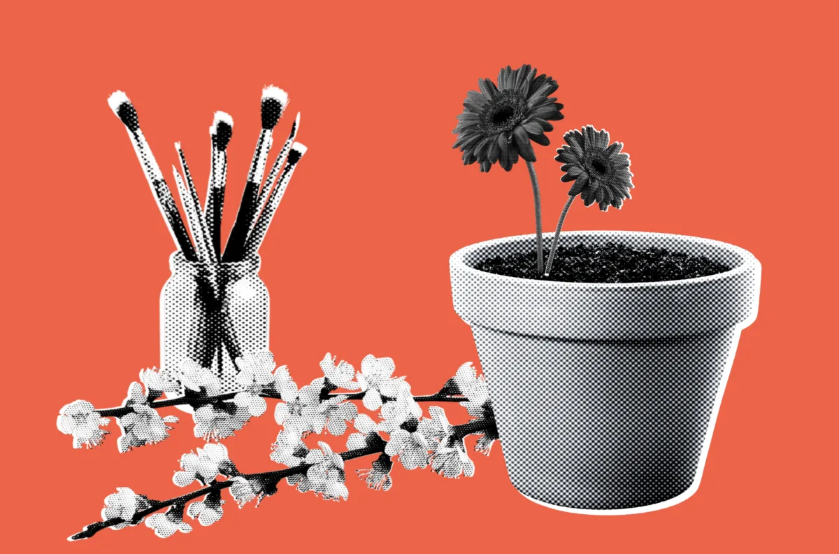 Workshop Bloempotten schilderen