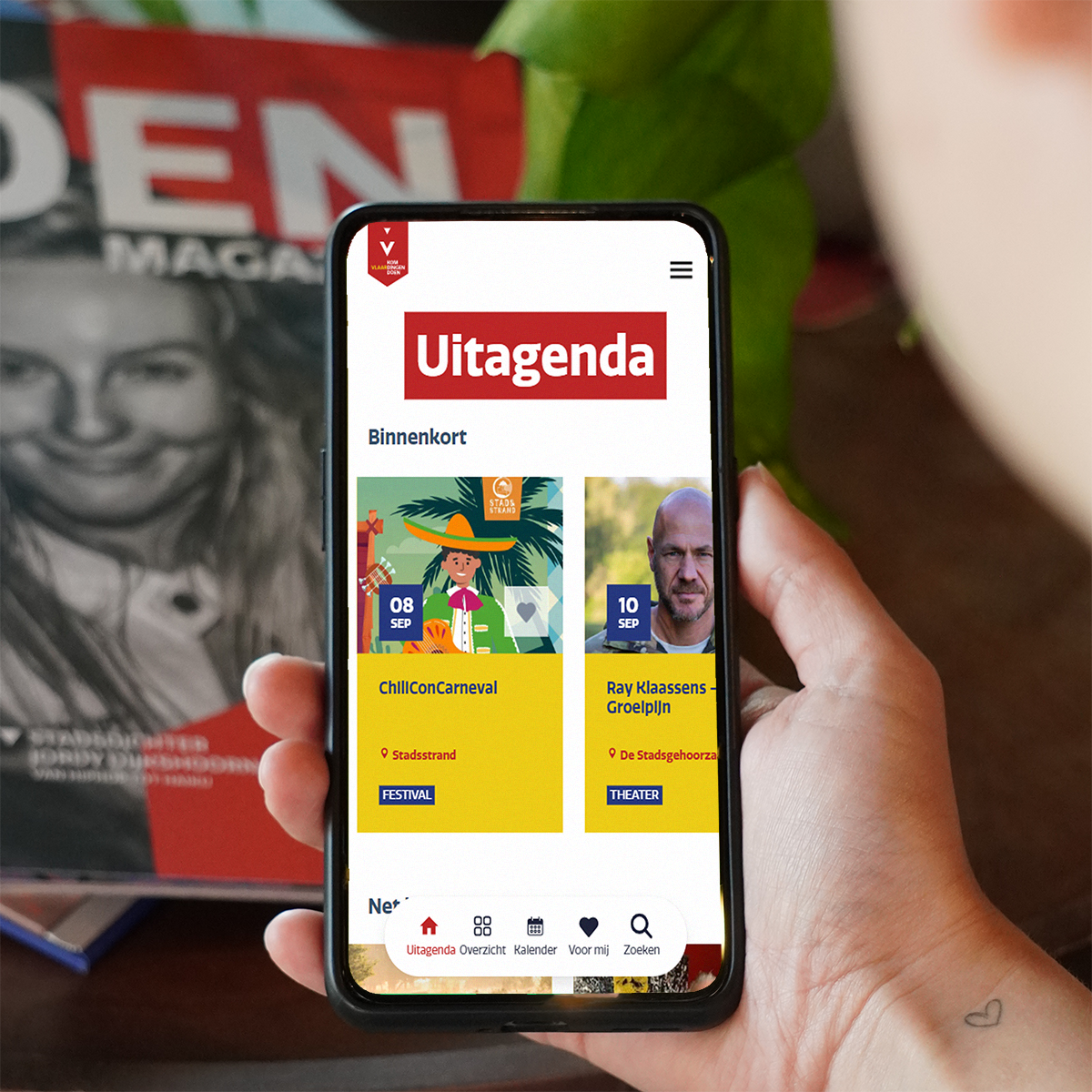 Installeer de Uitagenda app