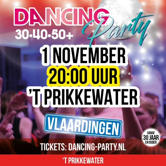 30 plus dancing party prikkewater