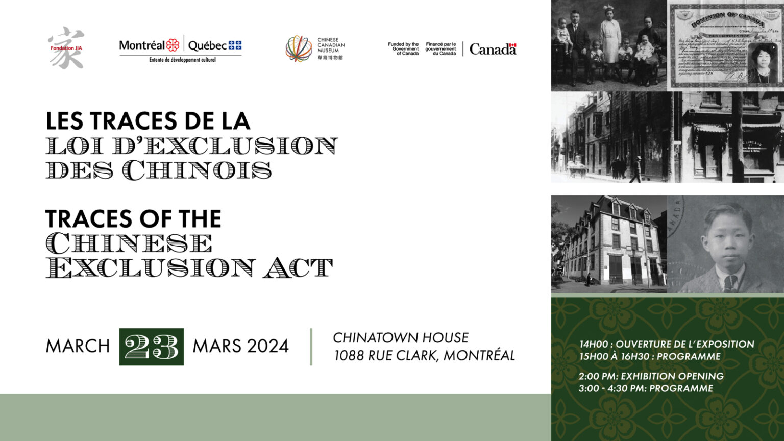 Traces of the Chinese Exclusion Act banner