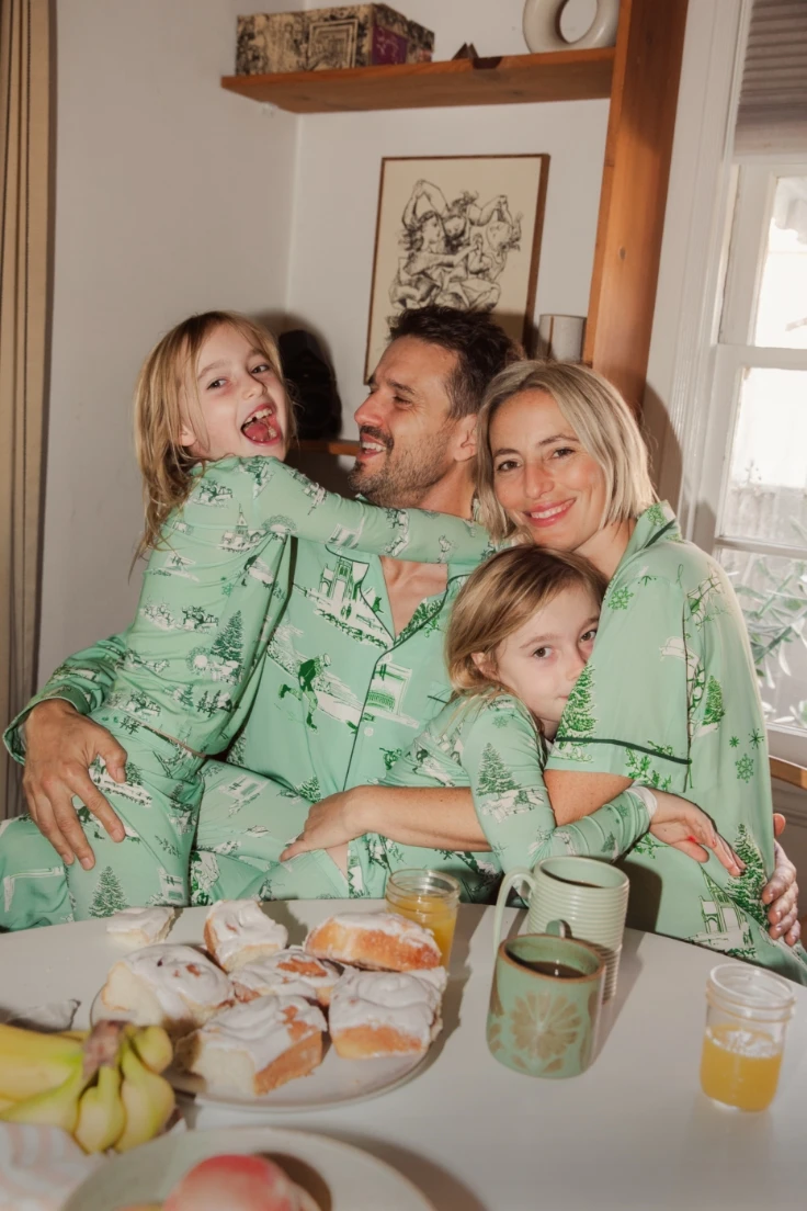 matching family holiday pajamas