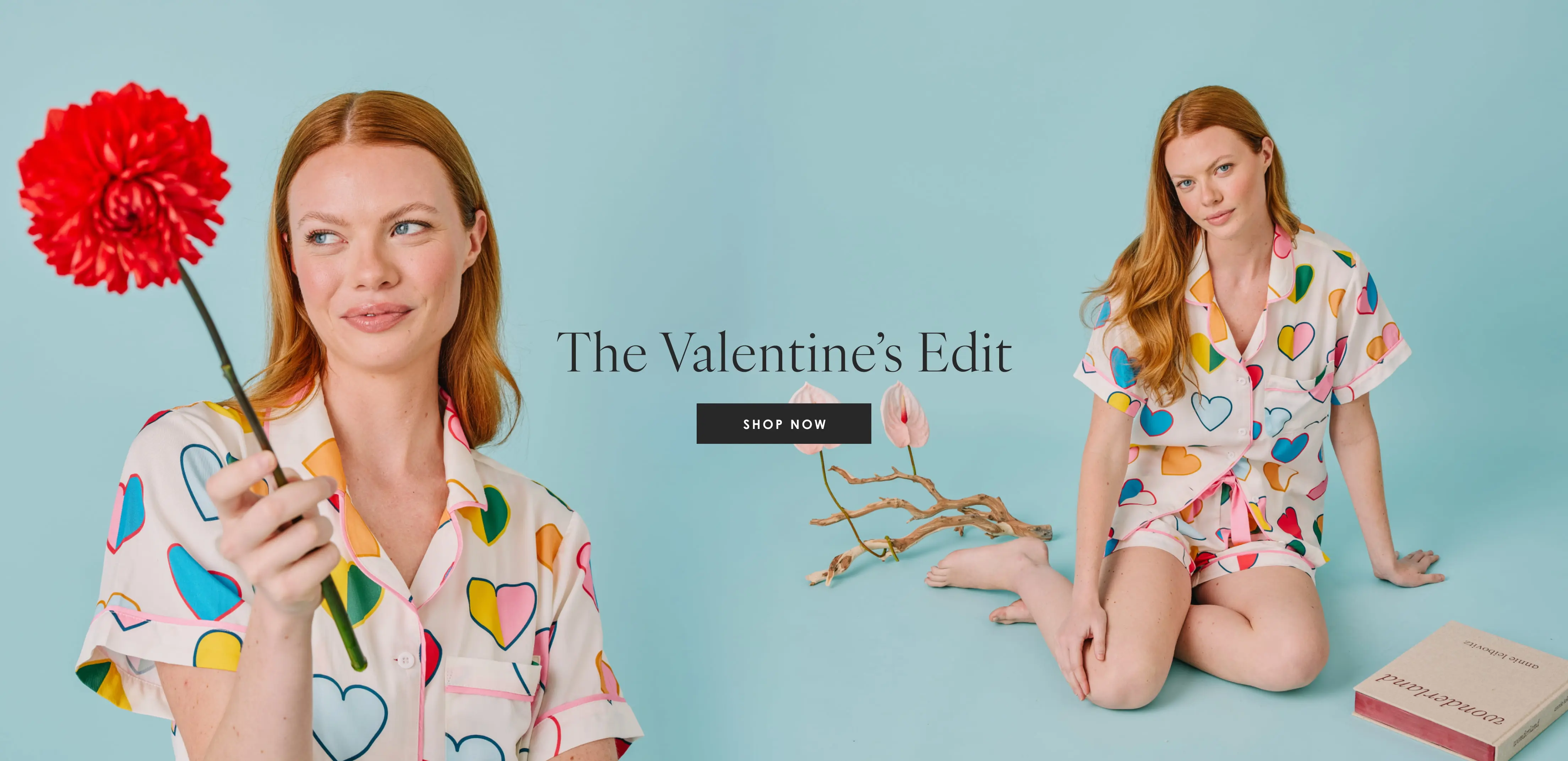 a woman wearing the amour print shorts set