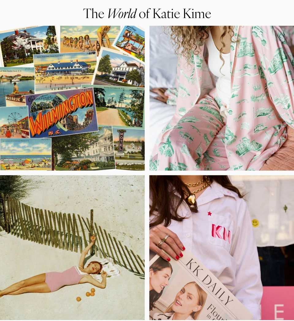 Follow katie kime on social media