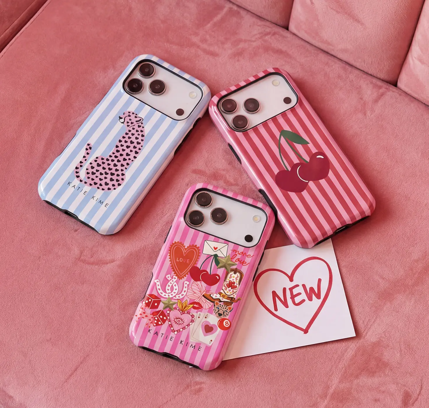 katie kime with a bunch of wallpaper samples