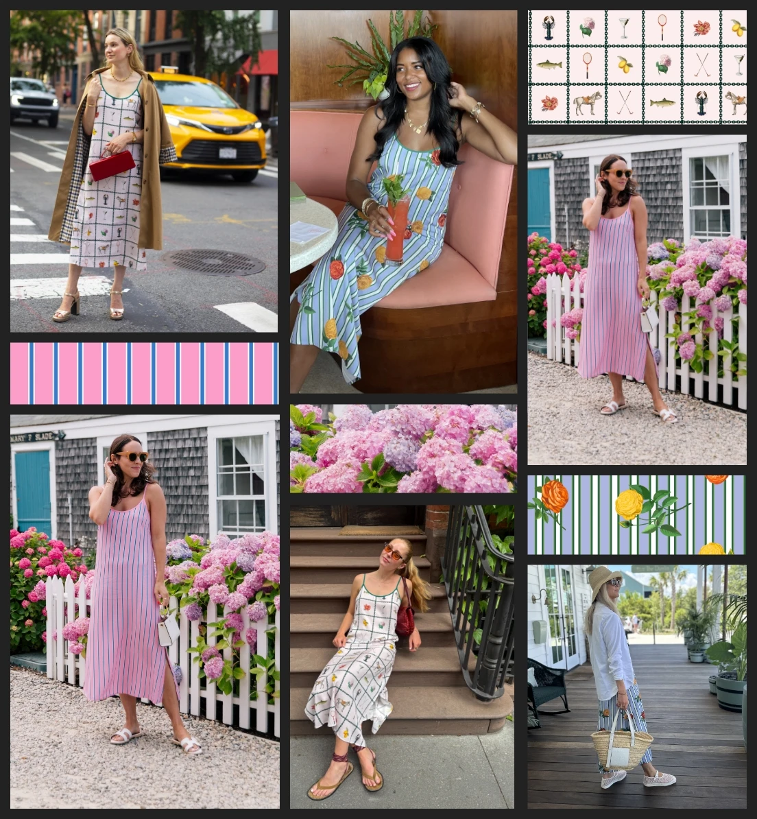 women wearing the slip dress
