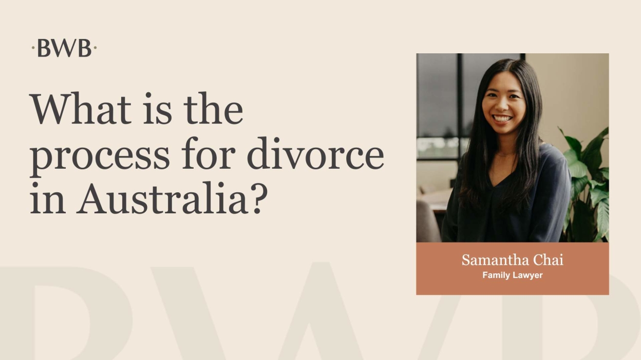 What is the process for divorce in Australia?