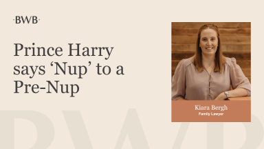 Prince Harry says ‘Nup’ to a Pre-Nup