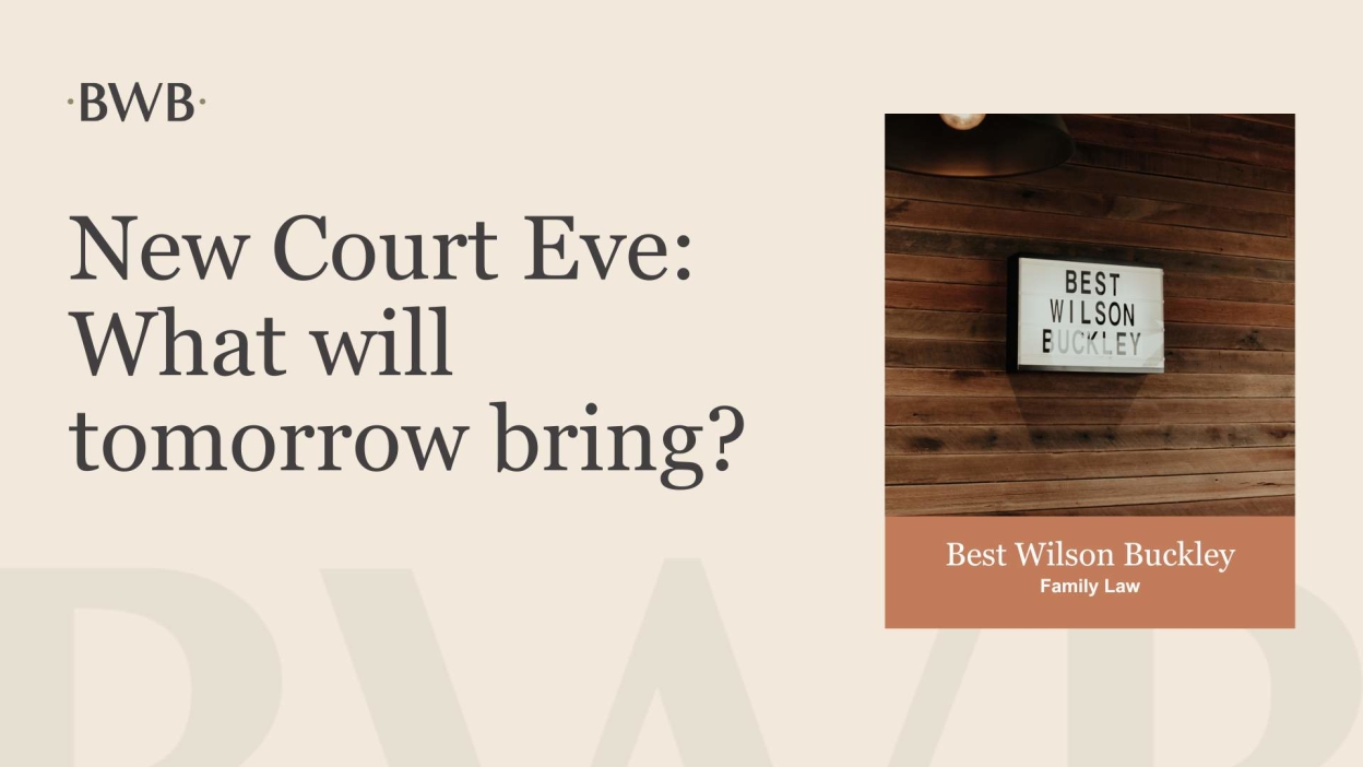 New Court Eve: What will tomorrow bring?