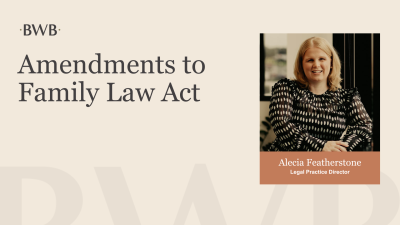 Amendments to Family Law Act