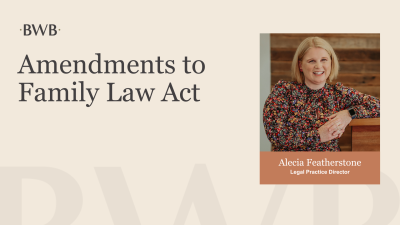 Amendments to Family Law Act