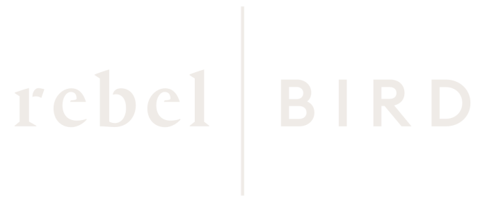 Rebel and bird logotype