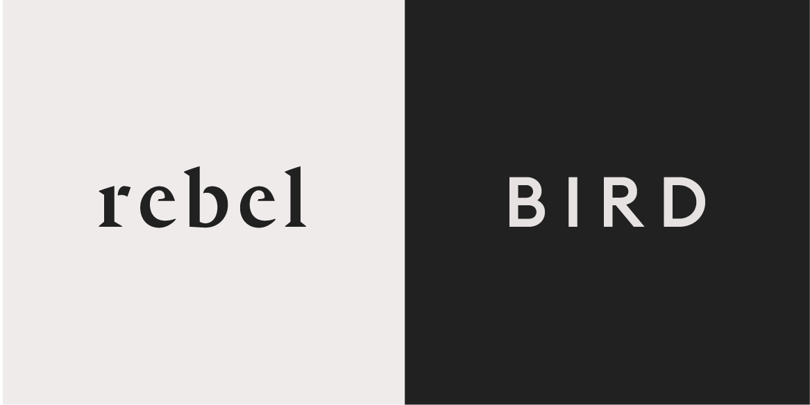 Rebel and Bird Logo
