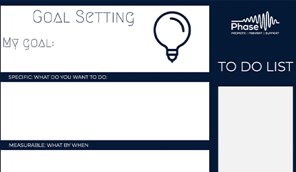 Thumbnail image for the Goal setting resource.