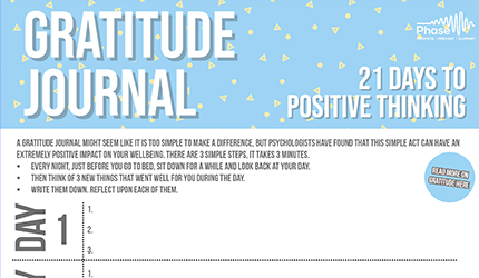 Thumbnail image for the Gratitude Journal resource.