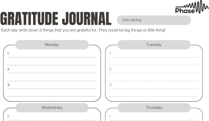 Thumbnail image for the Gratitude Journal resource.