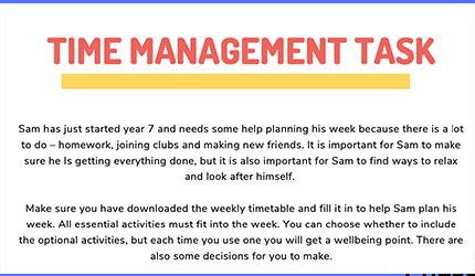 Thumbnail image for the Time management resource.