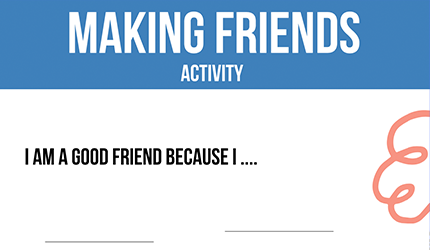 Thumbnail image for the Making Friends resource.