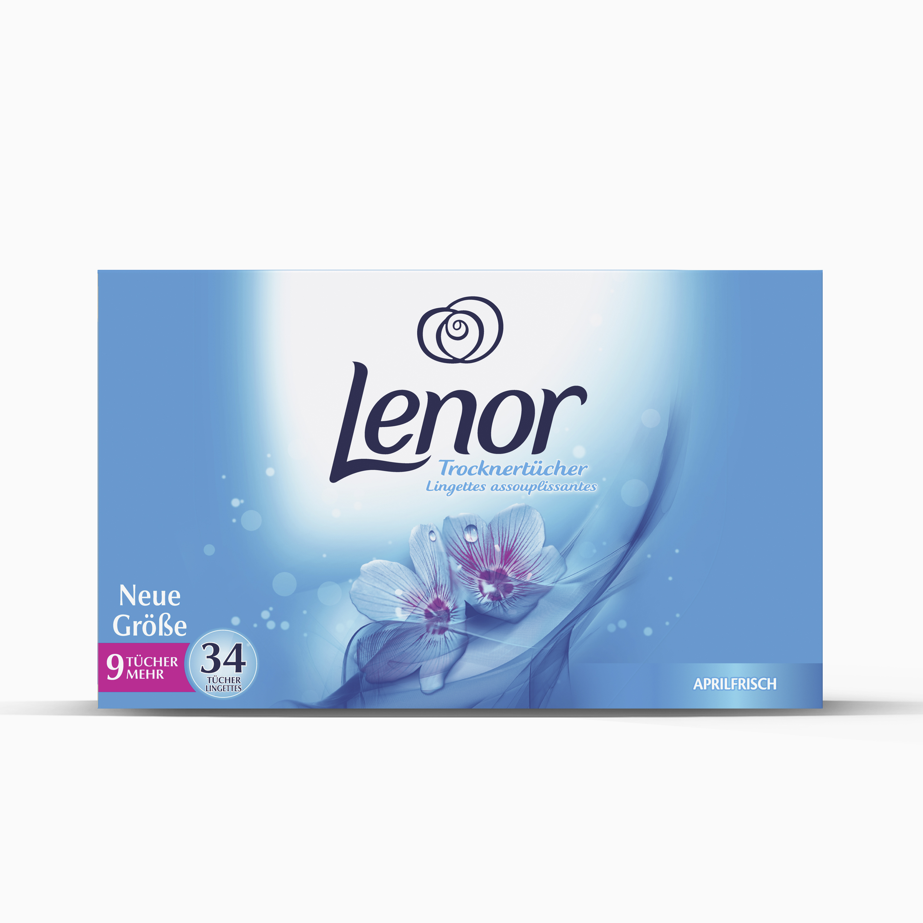 Lenor Trocknertücher Aprilfrisch für faltenfreie Kleidung