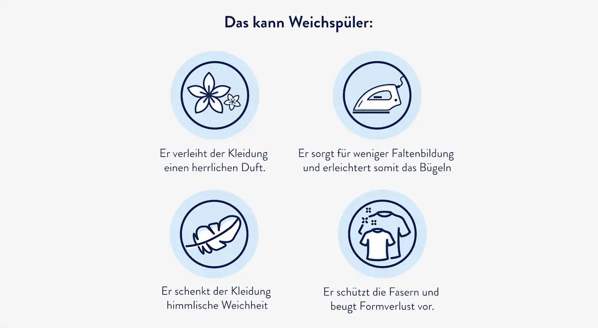 Die Vorteile von Weichspüler: