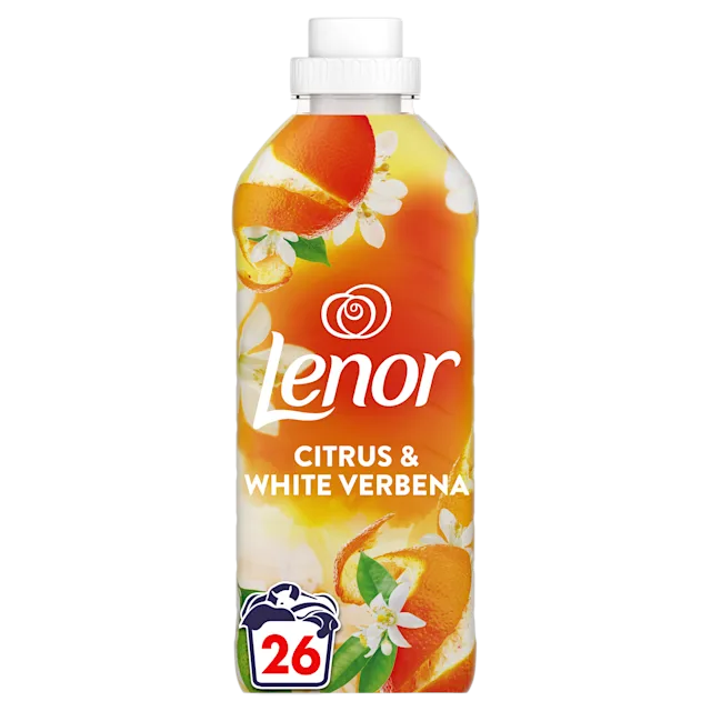 Lenor Citrus & White Verbena Fabric Conditioner, 26 Washes