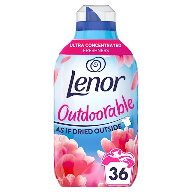 Lenor Outdoorable With Ultra-Concentrated Freshness, 36 Washes, Pink Blossom Design