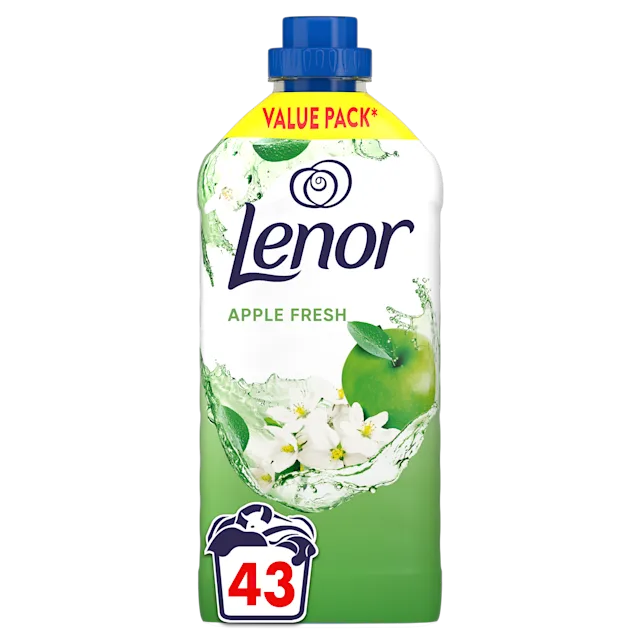 Lenor Apple Fresh Fabric Conditioner Value Pack, 43 Washes