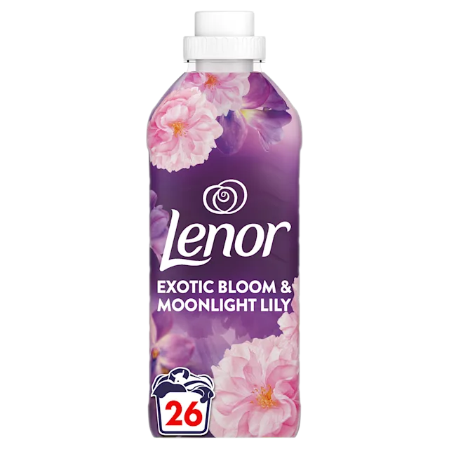Lenor Exotic Bloom & Moonlight Lily Fabric Conditioner, 26 Washes