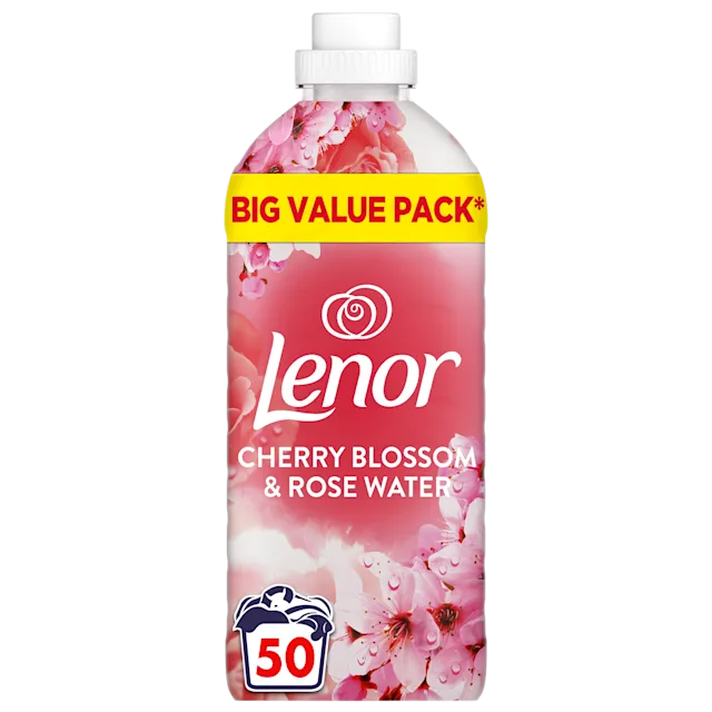 Lenor Cherry Blossom Fabric Conditioner Bottle
