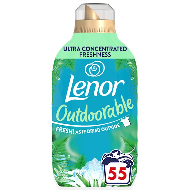 Lenor Outdoorable Fabric Conditioner, Ultra Concentrated Freshness, Fresh As If Dried Outside, 55 Washes