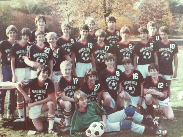 Photo of Glen "BUB" Doherty's childhood soccer team