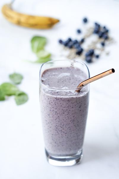 Purple Smoothie with BUBS Naturals Collagen Peptides
