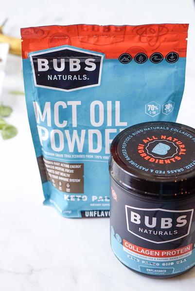 BUBS MCT Oil Powder and Collagen Tub