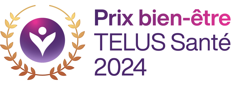 Logo Prix bien-être TELUS Santé 2024