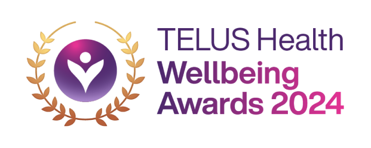 TELUS Health Wellbeing Award Logo
