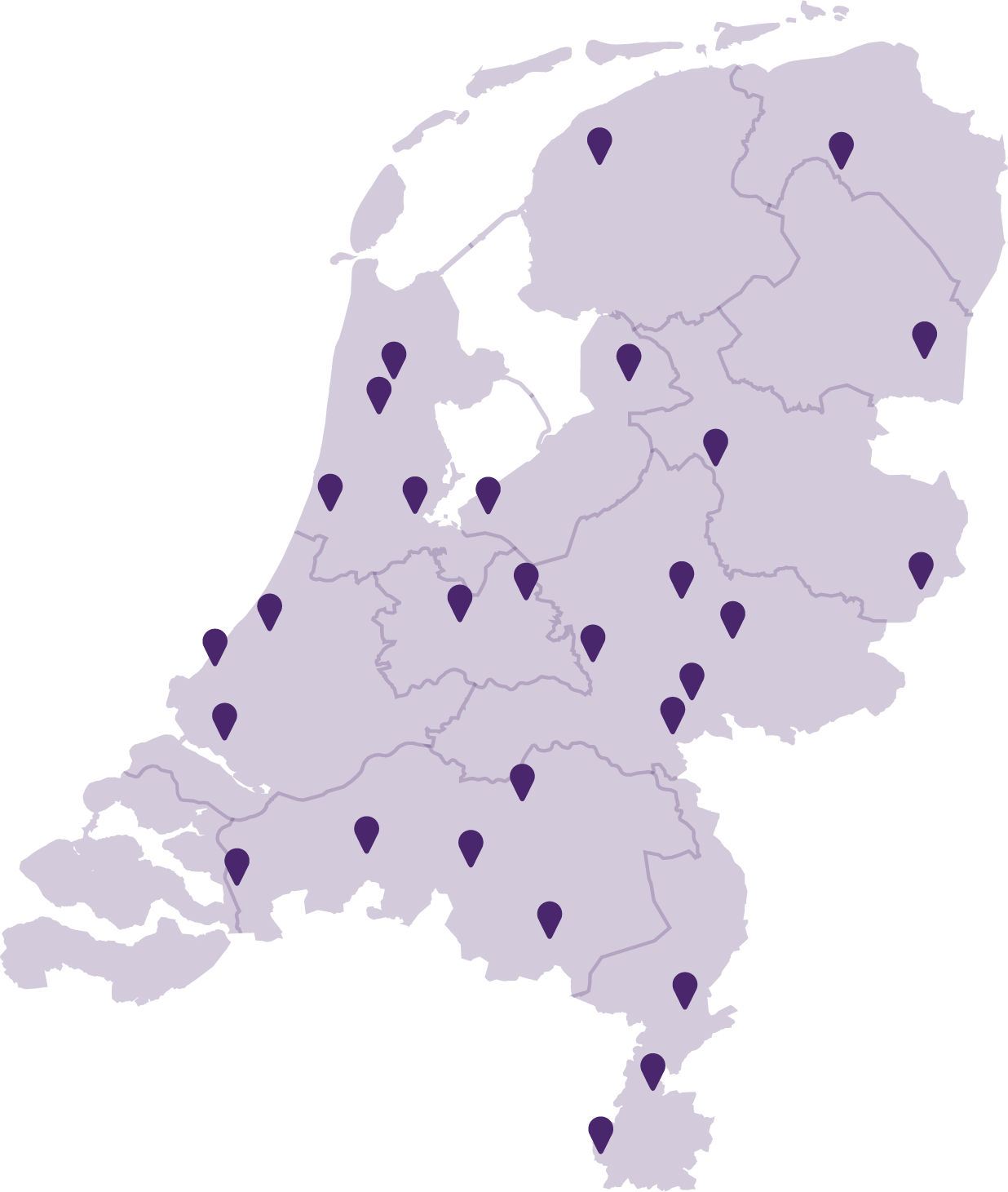 Locations across the country