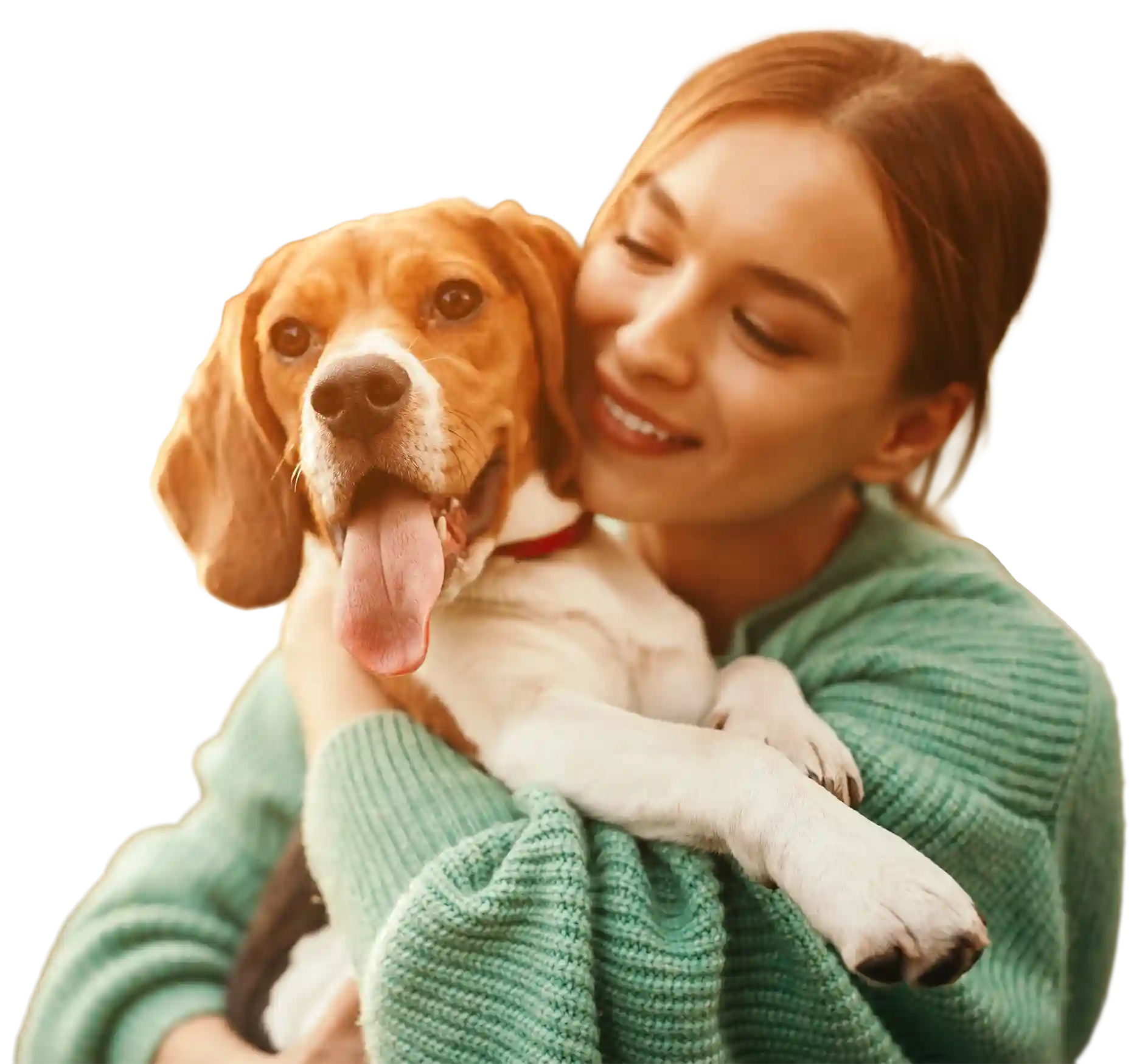 Relaxed Happy Woman Smiling