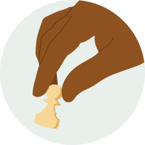 Hand With Chess