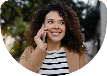 Woman Talking on Phone