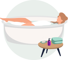 Person in Bath