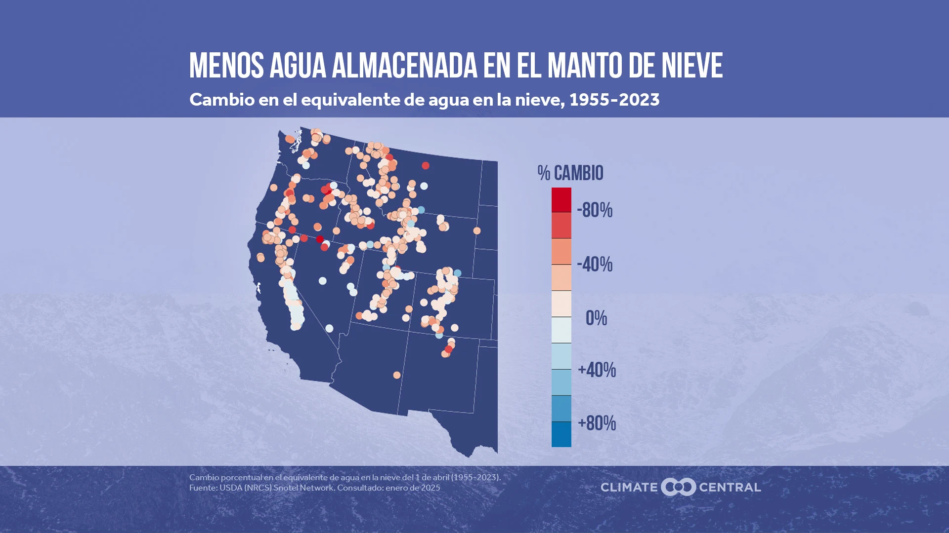CM: Snow Water Equivalent Trends (1955–2023) (ES)