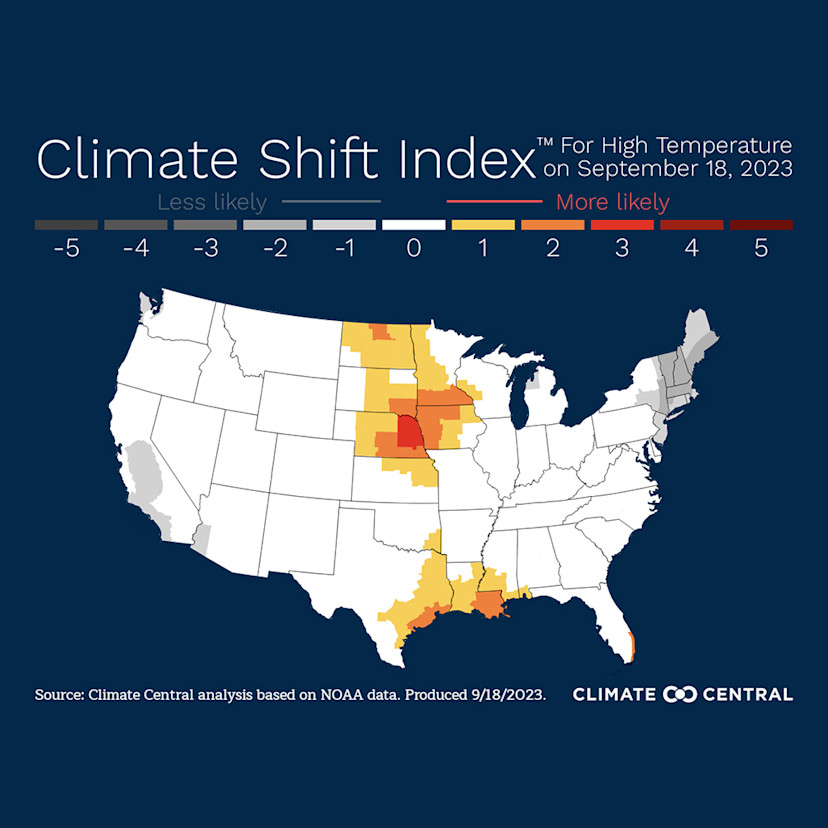 Climate Shift Index® | Climate Central