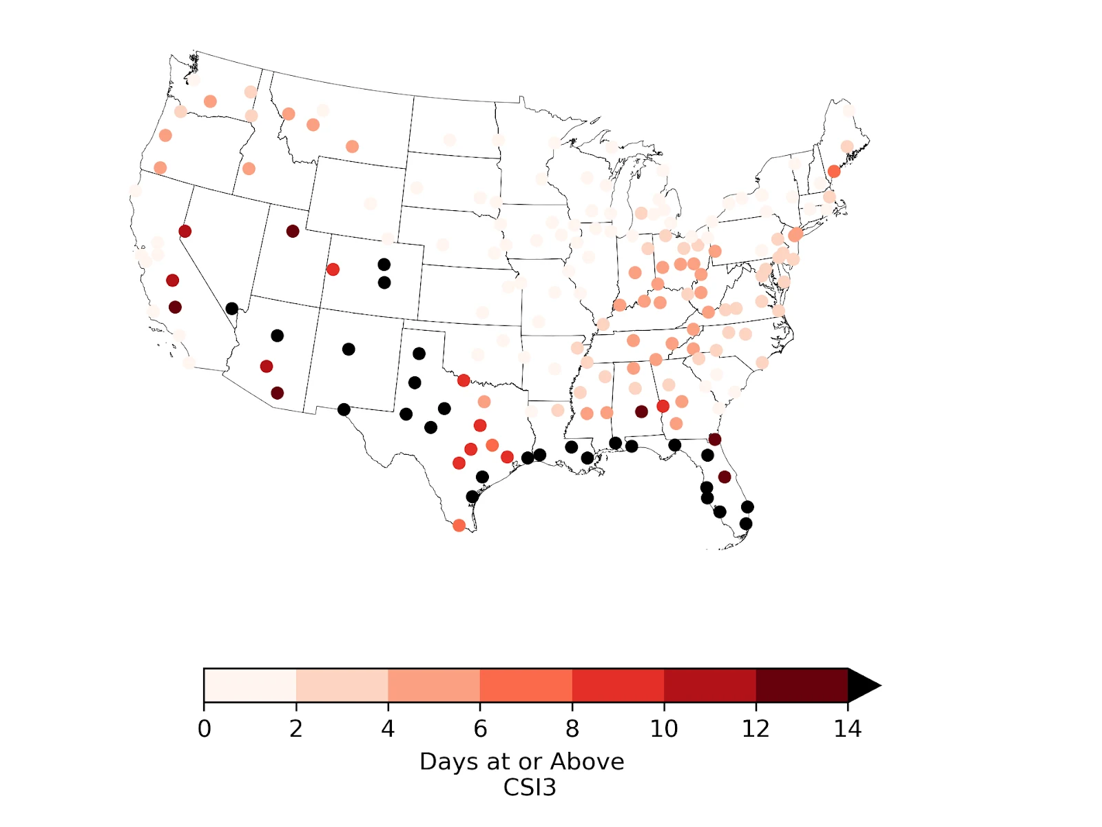 August 2024 US attribution map