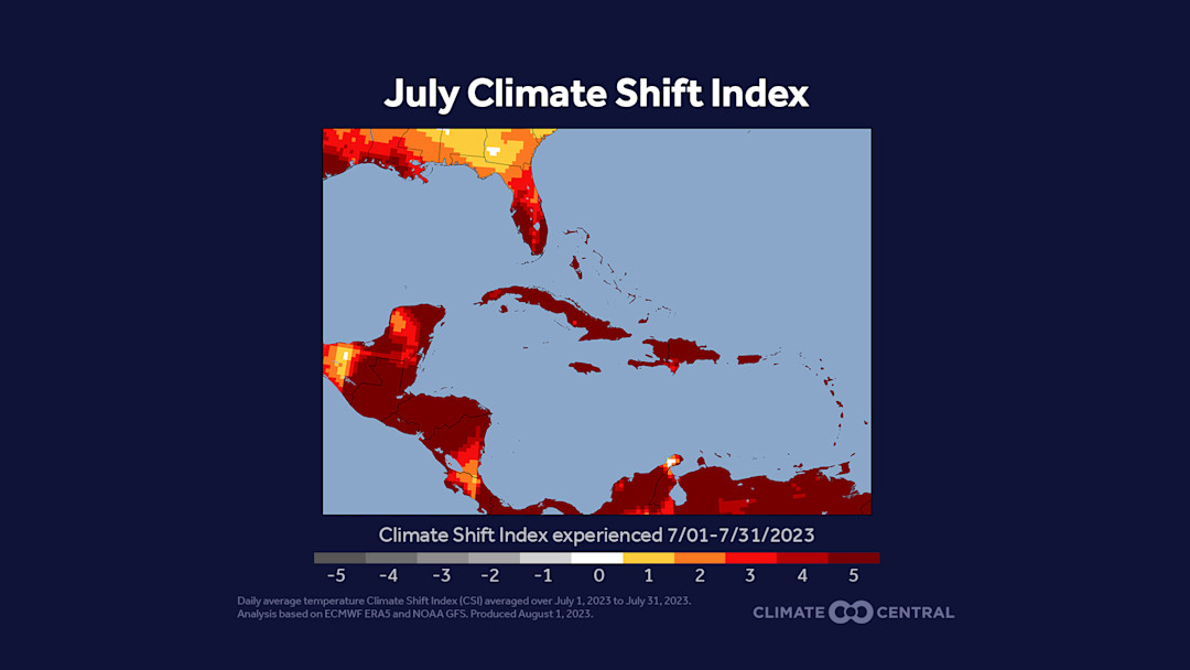 Fingerprints of climate change during Earth’s hottest month | Climate ...