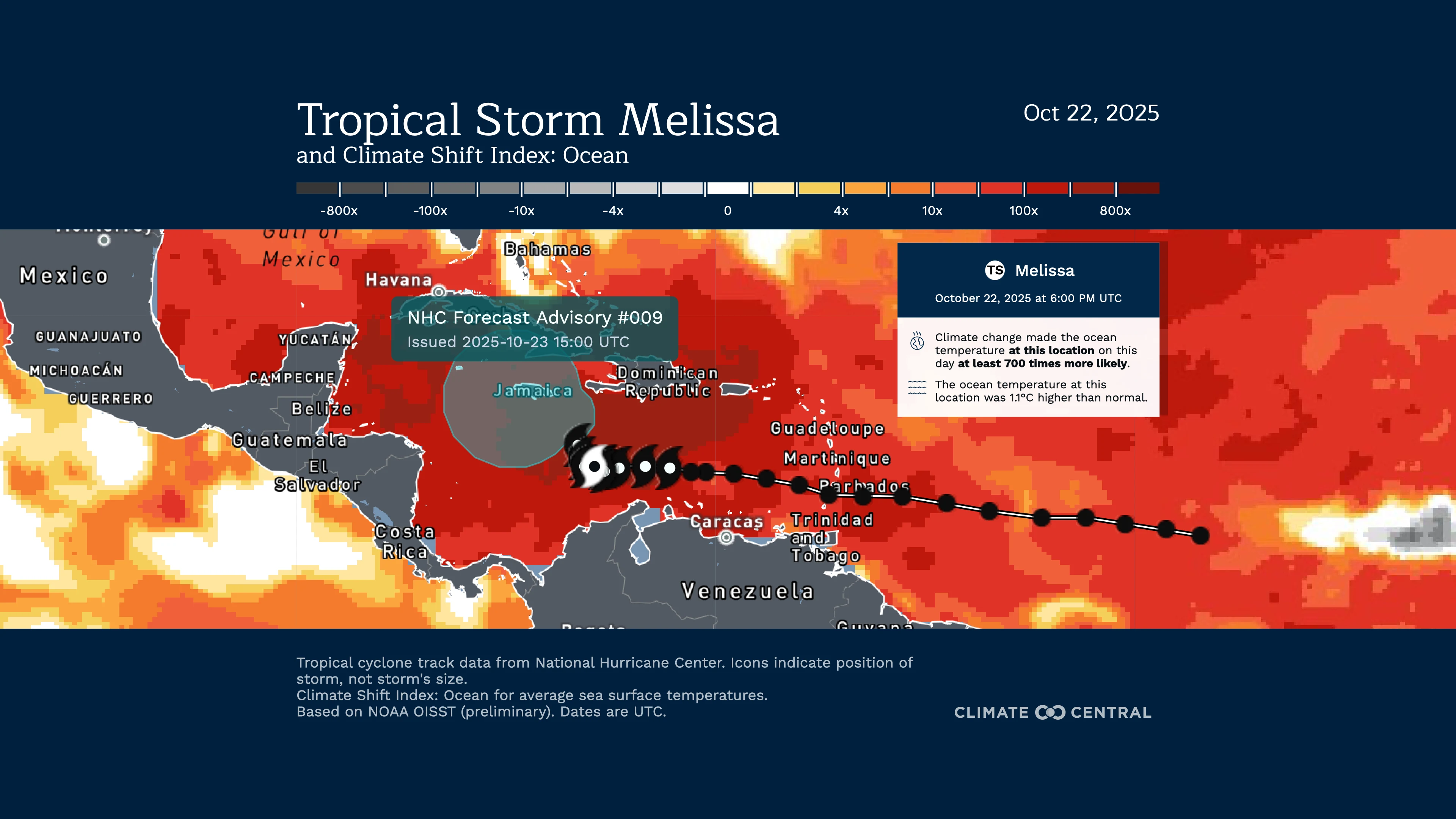 CSI Ocean Map - 10/22/25