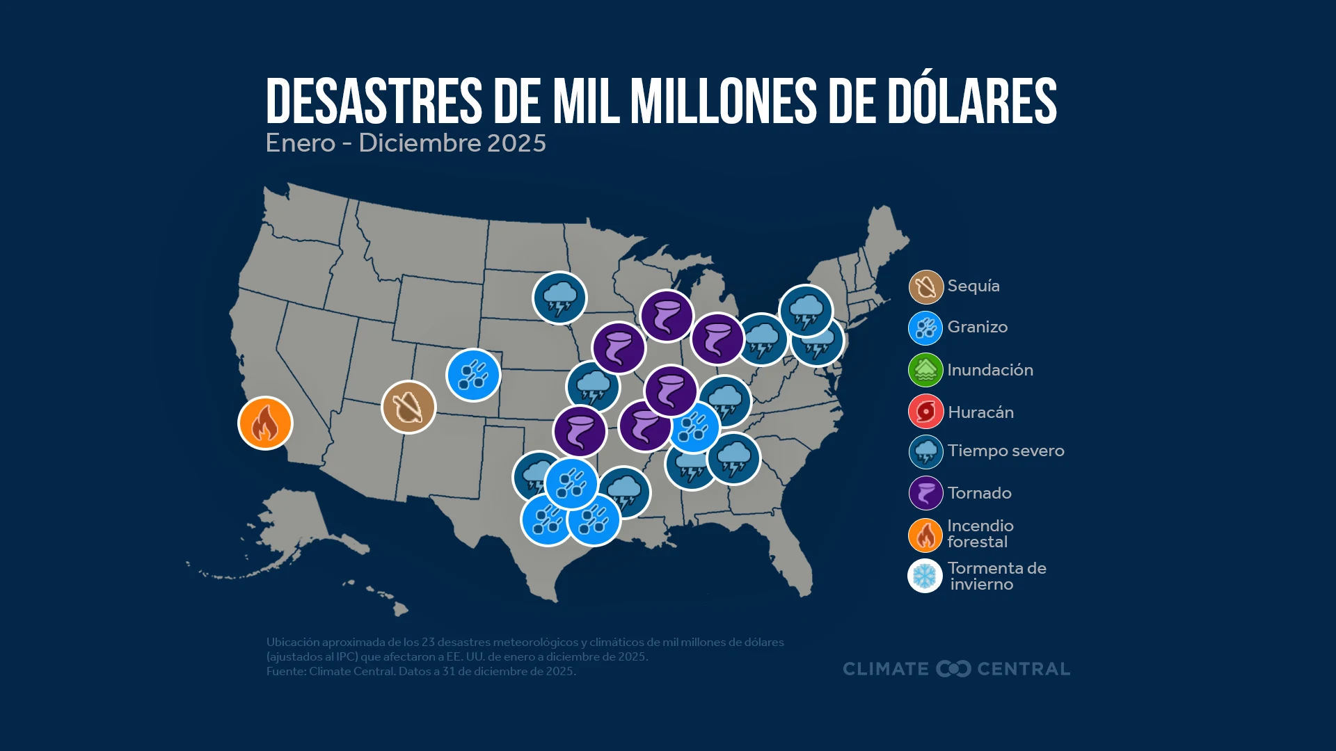 CM: Billion-Dollar Disasters in 2025 (ES)